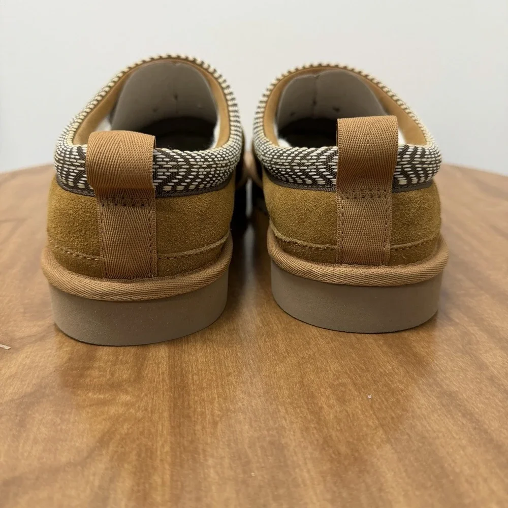 Koolaburra‎ by UGG Mens Burree Slipper US 13 EU 46 Chestnut Brown Suede